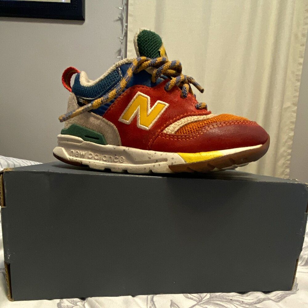 New Balance 997H Unisex Kids Sneakers Size 8 M Colorblock Suede IR997HCZ
